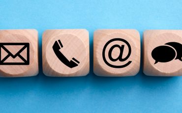 Contact,Methods.,Close-up,Of,A,Phone,,Email,,Chat,And,Post