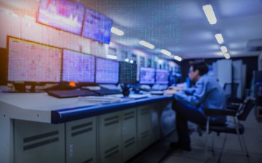 Blurred,Of,Man,Engineer,Works,With,The,Tablet,In,The